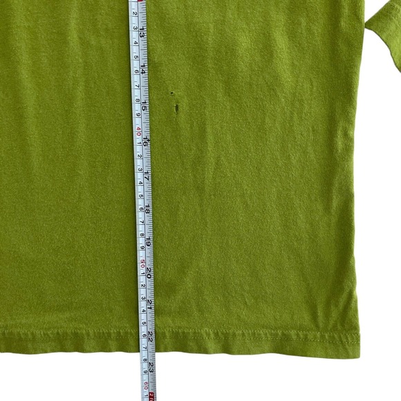 Place T-Shirt Boys Large 10/12 Long Sleeve Tee Green Funny Face Monster Drawing - Picture 7 of 8